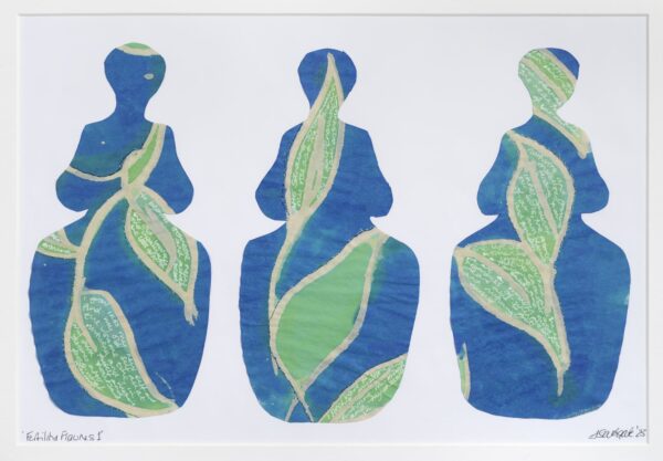 Fertility Figures. Jane V Southgate. Mother Nature series - Prints and Sewn Batik