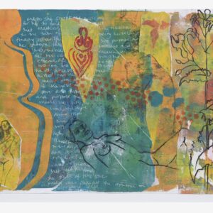 Honesty. Jane V Southgate. Mother Nature series - Prints and Sewn Batik